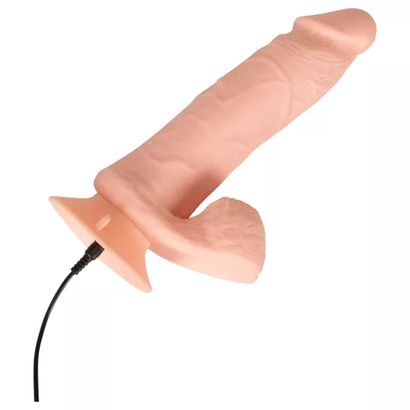 Nature Skin - vibrator na daljinsko upravljanje - naravna barva