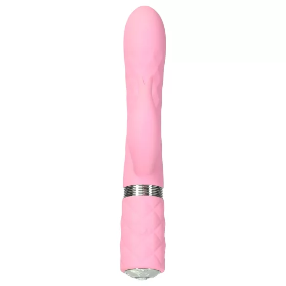 Pillow Talk Lively - polnljiv vibrator z ročajem za klitoris (roza)