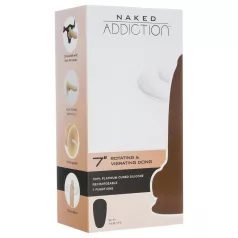   Naked Addiction Rotating 7 - rotacijski vibrator (18cm) - naravni