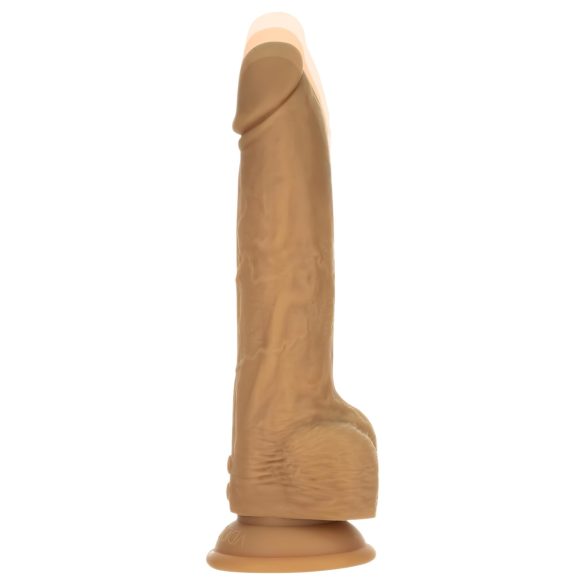 Naked Addiction Thrusting 9 - potisni vibrator - temen (23cm)
