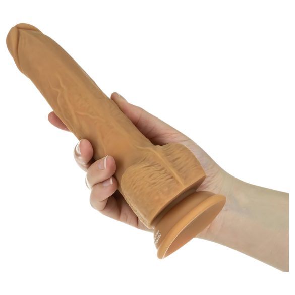 Naked Addiction Thrusting 9 - potisni vibrator - temen (23cm)