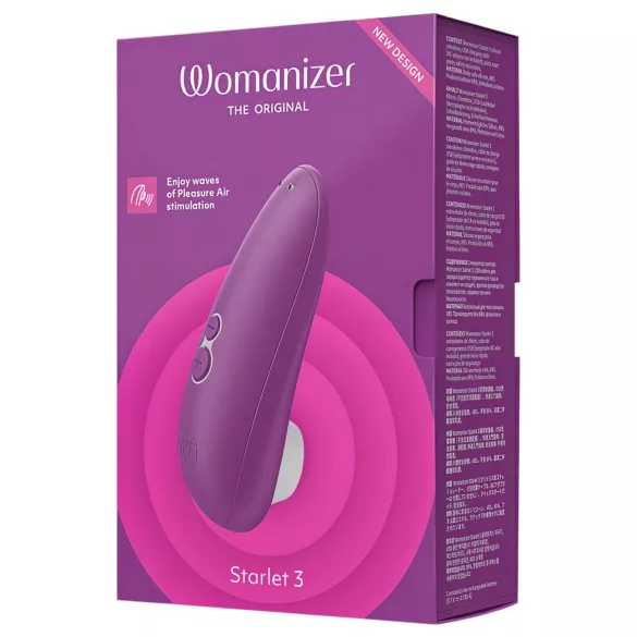Womanizer Starlet 3 - stimulátor klitorisa z zračnimi valovi - vijoličen