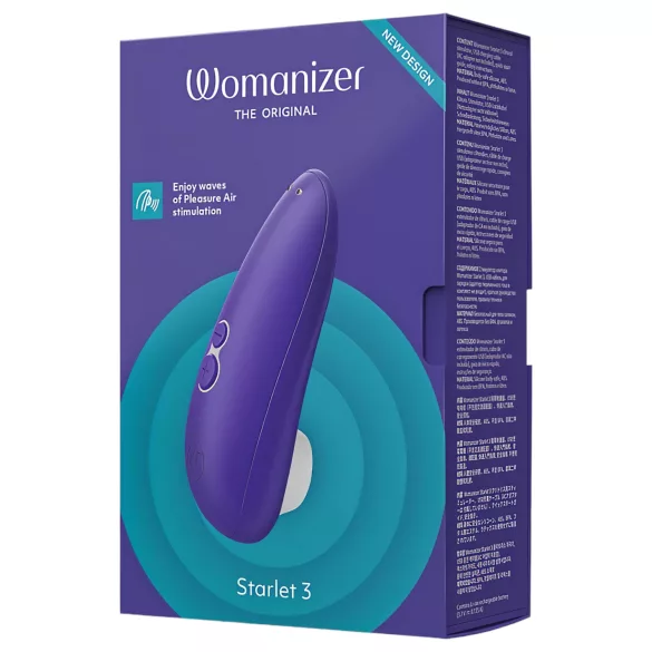 Womanizer Starlet 3 - stimulator klitorisa z zračnimi valovi - modra