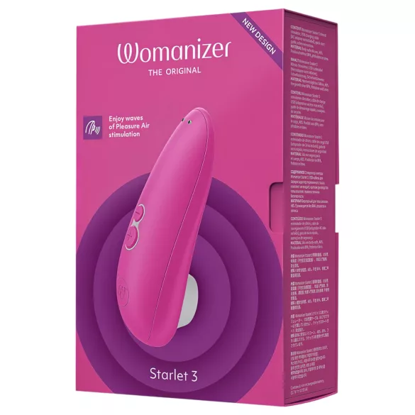 Womanizer Starlet 3 - stimulator klitorisa z zračnimi valovi - roza