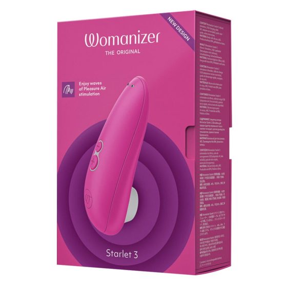 Womanizer Starlet 3 - vodoodporen stimulator klitorisa, ki ga je mogoče ponovno napolniti (roza)