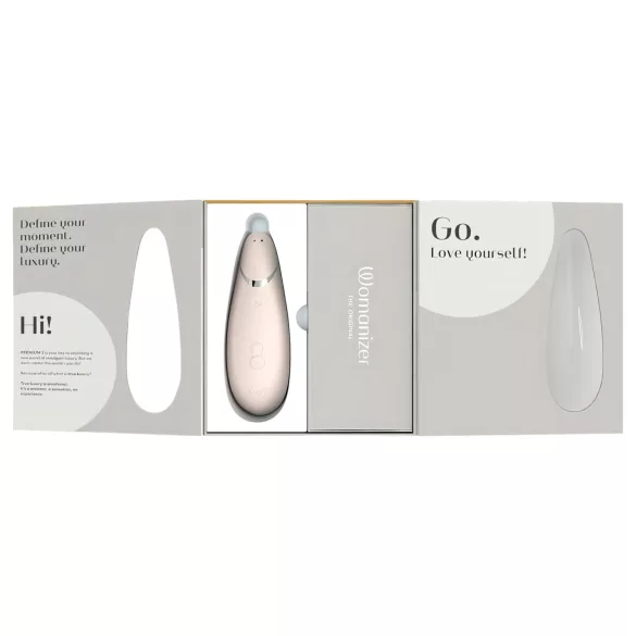 Womanizer Premium 2 - stimulator klitorisa z zračnimi valovi - bel