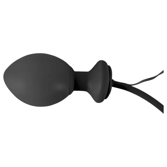 You2Toys - napihljiv analni vibrator - črna