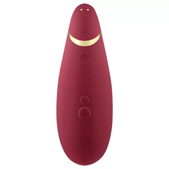 Womanizer Premium 2 - stimulator klitorisa z zračnimi valovi - rdeč