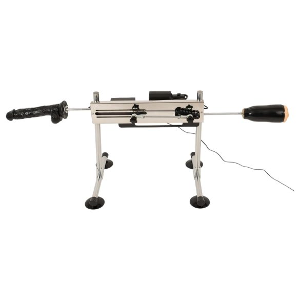 The Banger - Dvojni stroj z 2 dildoma + 1 umetna muca