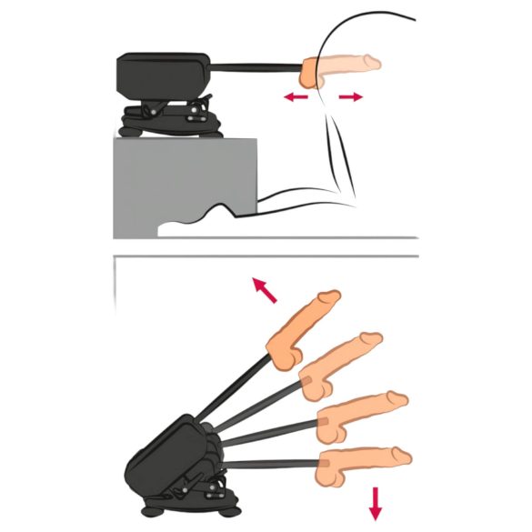 The Banger Fucking Machine - strojnica + 2 dildija in 1 umetna pička