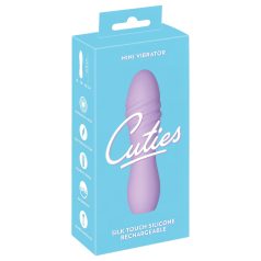   Cuties Mini 3 - akumulatorski, vodoodporni, spiralni vibrator (vijoličen)
