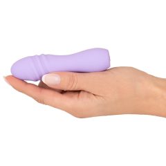  Cuties Mini 3 - Spiralni vibrator z možnostjo polnjenja, vodoodporen (vijolična)