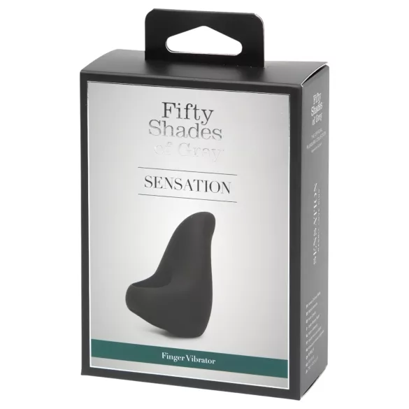 Fifty Shades of Grey - ujjni vibrator - močan - črna