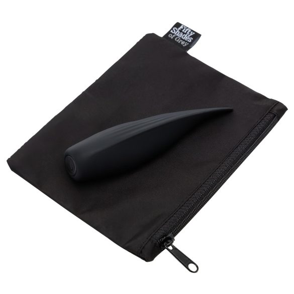 Petdeset odtenkov sive - jezik vibracijski masažer (črna)