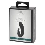   Petdeset odtenkov sive - Sensation vibrator za točko G z blazinicami za polnjenje (črn)