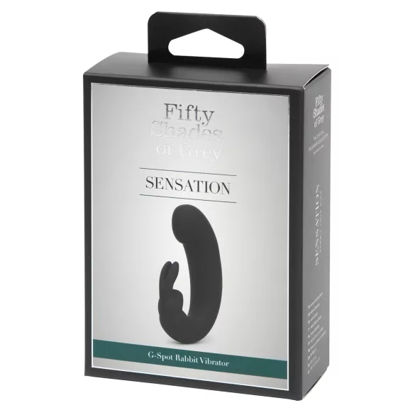 Fifty Shades of Grey - vibrator za točko G s stimulatorjem klitorisa - črna