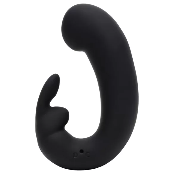 Fifty Shades of Grey - vibrator za točko G s stimulatorjem klitorisa - črna