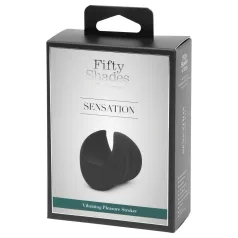   Fifty Shades of Grey - vibracijski stimulator glavice penisa - črn