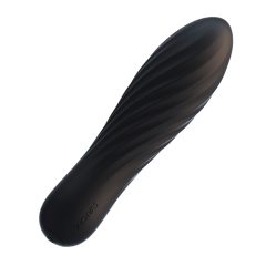Svakom Tulip - mini vibrator s polnilno baterijo (črn)