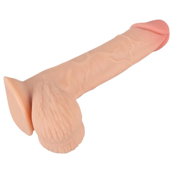 Nature Skin - dildo z umetno kožo - 19 cm - naravna barva