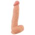 Natute Skin - dildo z realistično kožo - 25 cm - naravno