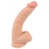 Natute Skin - dildo z realistično kožo - 25 cm - naravno