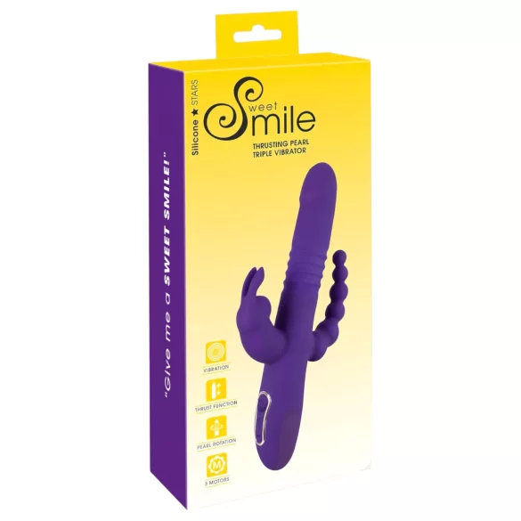 SMILE - vibratorski stimulator z 3 nastavki
