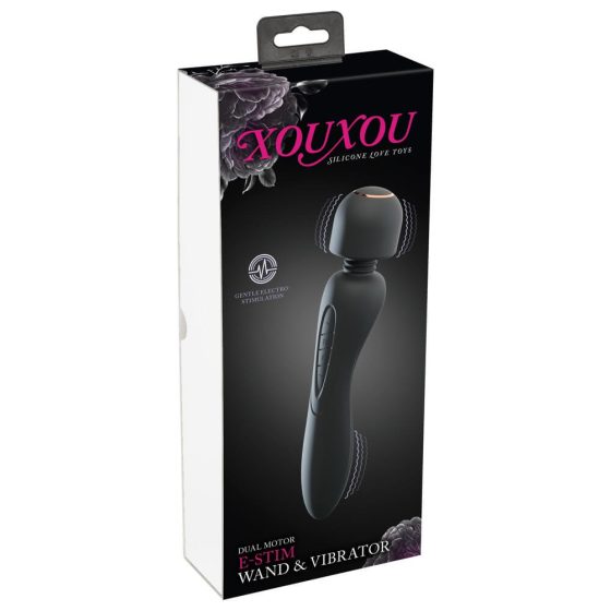XOUXOU - Električni masažni vibrator na baterije (črn)