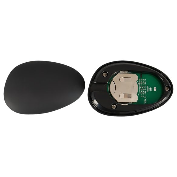 Rebel - erekcijski obroč in vibracijski stimulator za moda - akumulatorski - črn