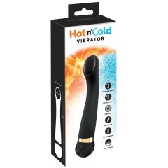   You2Toys Hot 'n Cold - vibrator za hlajenje in segrevanje točke G na baterije (črn)