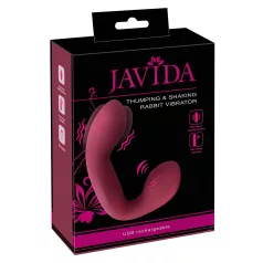   Javida Thumping - vibrirajoči G-točka in klitoralni vibrator (rdeč)