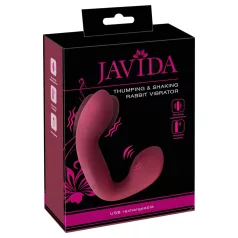   Javida Thumping - vibrirajoči G-točka in klitoralni vibrator (rdeč)