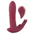 Javida RC - vibrator za klitoris na daljinsko upravljanje - 3 funkcije - rdeč