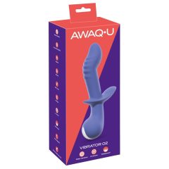AWAQ.U 2 - 2-motorni vibrator za točko G (vijolična)
