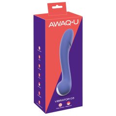   AWAQ.U 3 - vibrator za točko G z možnostjo polnjenja (vijolična)