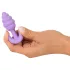 Cuties Mini Butt Plug - analni čep - silikon - vijoličen - 2,8 cm