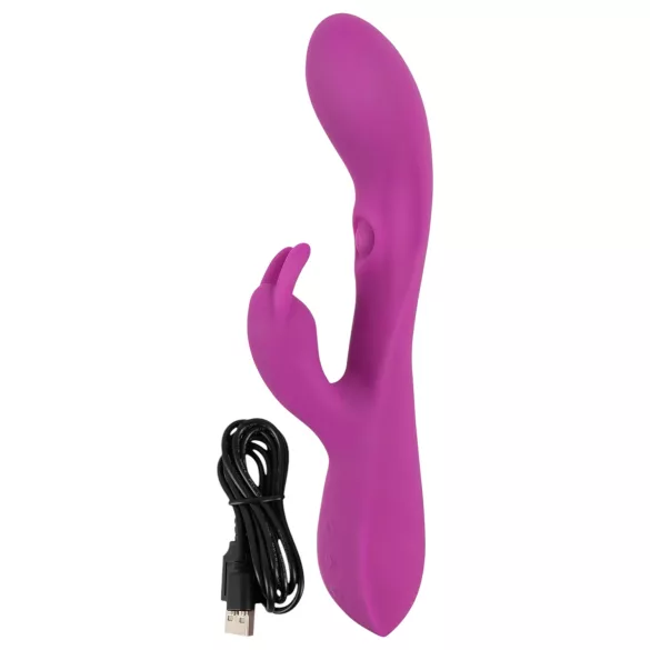 Javida Thumping Rabbit - vibrator zajec s 3 motorji - vijoličen