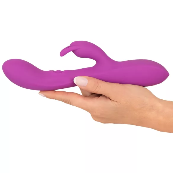 Javida Thumping Rabbit - vibrator zajec s 3 motorji - vijoličen