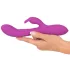 Javida Thumping Rabbit - vibrator zajec s 3 motorji - vijoličen