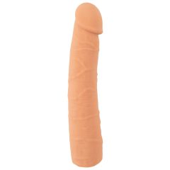   Naravna koža - podaljšek za penis in zadebelitvena ovojnica (24 cm)