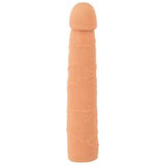   Naravna koža - podaljšek za penis in zadebelitvena ovojnica (24 cm)