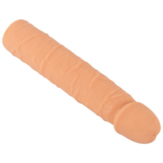 Naravna koža - podaljšek za penis in zadebelitvena ovojnica (24 cm)
