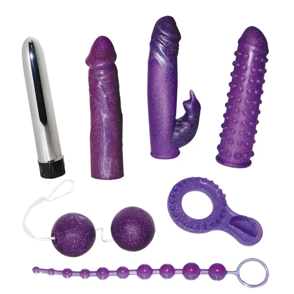 You2Toys - vibratorski komplet - set 7 delov - bleščeče