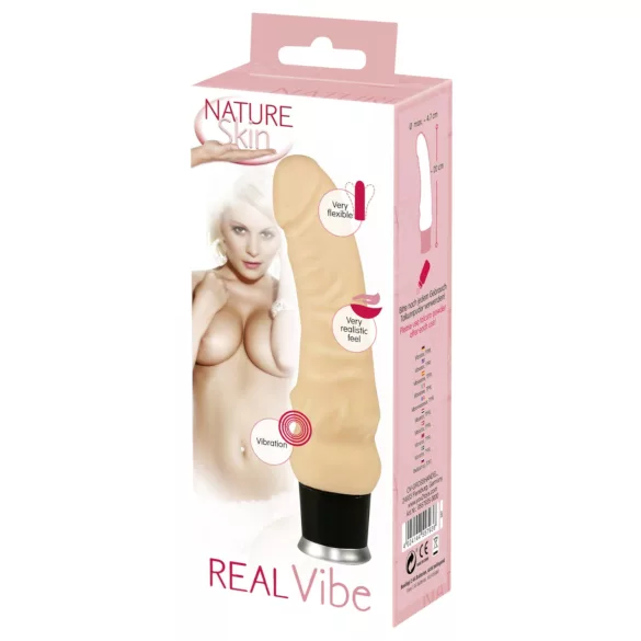 Nature Skin - realistični vibrator - koži podobno