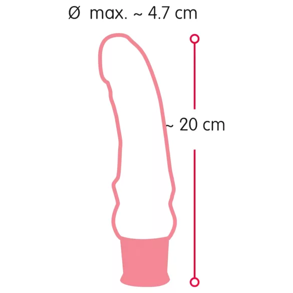 Nature Skin - realistični vibrator - koži podobno