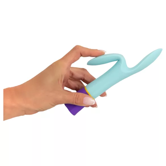 You2Toys - vibrator s 2 motorjema - vodoodporen, polnilni, barvit