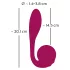 You2Toys Rosenrot - vibrator za G-točko - akumulatorski, vodoodporen, rdeč