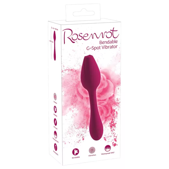 You2Toys Rosenrot - vibrator za G-točko - upogljiv - rdeč