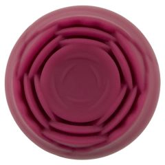   You2Toys Rosenrot - masažni vibrator z vrtnico za polnjenje (rdeč)