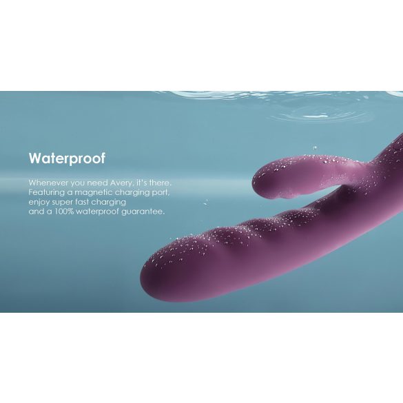 Svakom Avery - vibrator za točko G in klitoris - polnilni - vijoličen